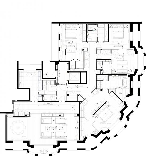 Black Door - Appartement 3 Chambres Classique